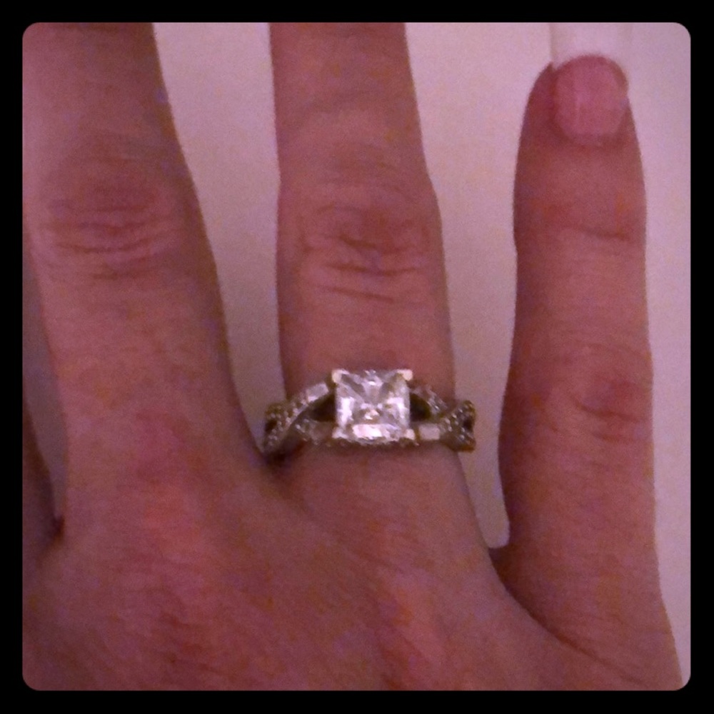 Cz forever ring